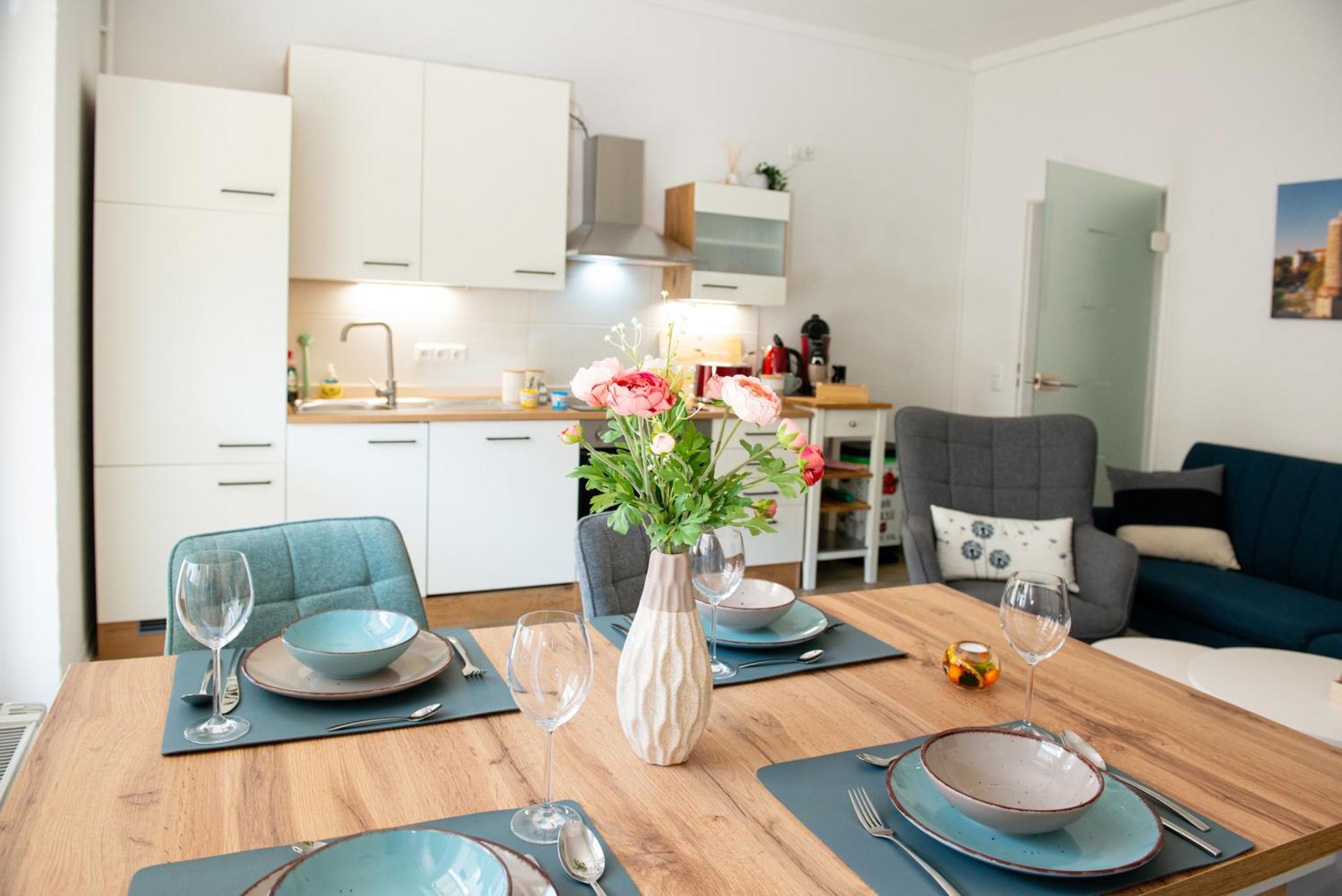 Savor Appartement 5 Personen 2 Schlafzimmer Babybett Netflix Balkon Zentrum Bautzen Exterior foto